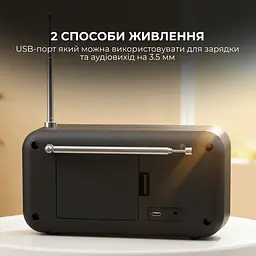 Радіоприймач Sharp DR-P420 Black - мініатюра 11