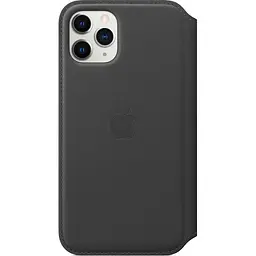 Оригінальний шкіряний чохол-книжка Apple Leather Folio для iPhone 11 Pro (5.8") Black MX062ZM/A - мініатюра 11