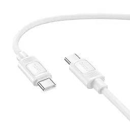 Кабель HOCO C to C Benefit 60W silicone charging data cable X122 1m, 60W