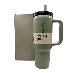 Термокухоль Stanley Quencher ProTour Flip Straw Tumbler з неіржавкої сталі 1,18 л Sage Green KT7001954