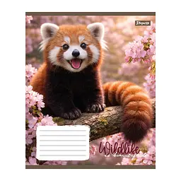 Упаковка зошитів 1В Wildlife is beautiful А5/24 лін. 20 шт. (769147) - мініатюра 6