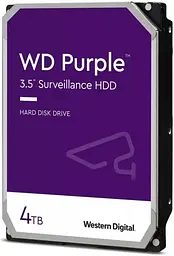Накопичувач Western Digital HDD SATA 4.0TB Purple 5400rpm 256MB (43PURZ)