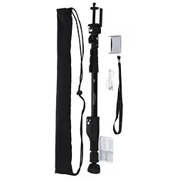 Монопод палиця штатив для селфі професійна Bluetooth пульт з Zoom Yunteng VCT-388 53-142 см чорний - мініатюра 4
