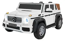 Дитячий електромобіль Mercedes Benz Maybach G650, з регулюванням сидінь, білий