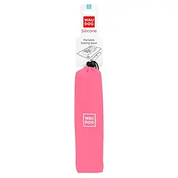 Складна миска Waudog Silicone, 38,5х23х5 см, рожевий (50807) - мініатюра 4