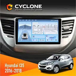 Штатна магнітола Hyundai ix35 2016-2018 Cyclone C9-012 4x64, DSP, 4G Cyclone (НФ-00007877)