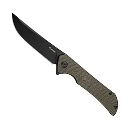 Ніж складаний Ruike (P122-MB) коричневий - чорне лезо