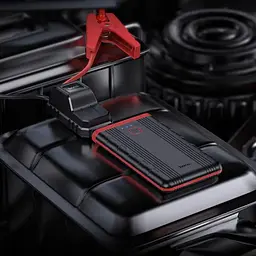 Пуско-зарядний пристрій Hoco QS5 6000mAh Black [170378] - мініатюра 8
