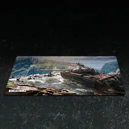 Килимок для миші Wargaming World of Tanks CS-52 LIS Mountain Fox XL 42x90 см - мініатюра 6