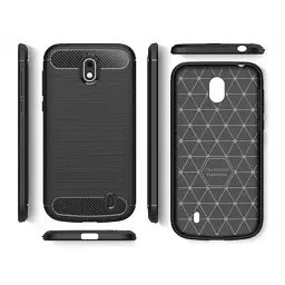 Чохол до мобільного телефона Laudtec для Nokia 1 Carbon Fiber (Black) (LT-N1B) - мініатюра 4