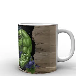 Кухоль GeekLand Халк Hulk стара рисовка HU.02.034 330 мл білий - мініатюра 3