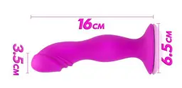 Анальна пробка Pretty Love Anal Plug, 15 см, фіолетовий - мініатюра 3