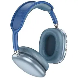 Bluetooth Стерео Гарнітура Borofone BO22 |BT5.3, AUX/TF, 12h, 400 mAh| Синій