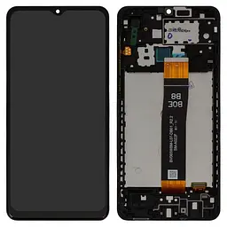 Дисплей Samsung A022F Galaxy A02, чорний, з рамкою, Original (PRC), SM-A022F BV065WBM-L07-DB01_R2.2