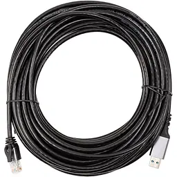 Кабель PowerPlant CAT6 UTP, USB3.0 Type-A - RJ45 15m