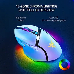 Комп'ютерна миша Razer Basilisk V3 Pro RGB USB-A/WL/BT білий teh0014037 - мініатюра 9