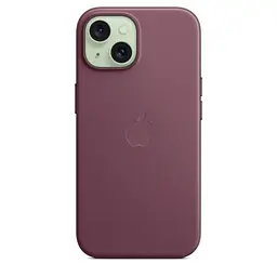 Чохол CasePro FineWoven Case with MagSafe Mulberry для iPhone 15 - мініатюра 4