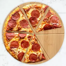 Дошка обробна бамбукова кругла KingHoff KH-1565 35х35 см - мініатюра 5