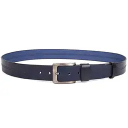 Ремінь шкіряний синій з рядком LIMARY 4х120 см acs0032083 - мініатюра 3