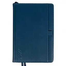 Щоденник діловий Leo Planner 2027 Legacy А5 368 сторінок твердий синій (252734)