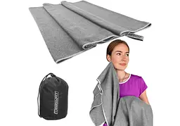 Рушник із мікрофібри 140х60 см EasyFit SilverWing в сумочці - мініатюра 2