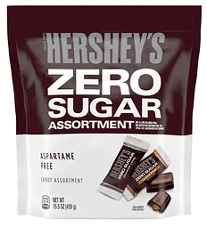 Шоколадні цукерки Hershey's Assorted Chocolate Candy без цукру 439г