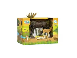 Фігурка KIDS TEAM ANIMALS тварини "Сафарі" Q9899-A25 Лось та лосеня - мініатюра 4