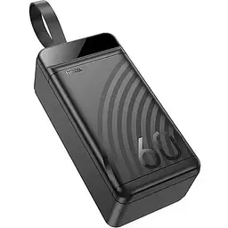 Портативна батарея Hoco J123C Element 22.5W+PD20W 60000 mAh Black - мініатюра 2