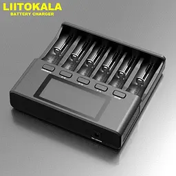 Зарядний пристрій Liitokala Lii-S6 (на 6 каналів) з блоком живлення і автоадаптером - мініатюра 10