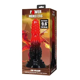 Фалоімітатор Power Monsters Fire Dragon, 24.5 см (мульті) - мініатюра 8