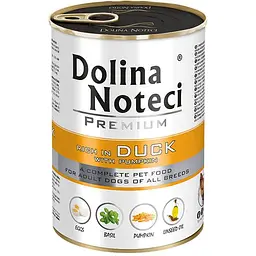 Вологий корм для собак Dolina Noteci Premium з качкою та гарбузом 400 г - мініатюра 2