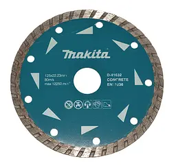 Диск алмазний по бетону 125 х 22.23 мм Makita D-41632