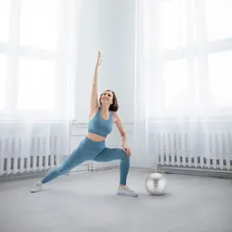 Фітбол Gymtek Queenfit 25см сірий - мініатюра 3