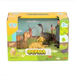 Дитячий іграшковий набір Ферма Kids Team Q9899-T7_4 гусак, вівця, кролик