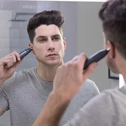 Тример для носа і вух Remington NE3850 сіро-синій (43210570100) - мініатюра 8