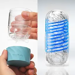 Мастурбатор Tenga Spinner DX 03 Steps, з пружною стимулювальною спіраллю всередині, потужний вплив - мініатюра 5