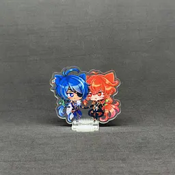Акрилова колекційна фігурка Геншин Імпакт - Genshin Impact Chibi Ділюк та Кейа 10 см