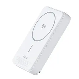 Портативний ЗП Power Bank WIWU Wi-P031 Magnetic з БЗП 30W 10000 mAh White - мініатюра 5