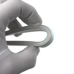 LED Стрічка гнучка силікон 12v 50 см Білий Неон (бічне свічення 12 мм 6 мм) - мініатюра 4