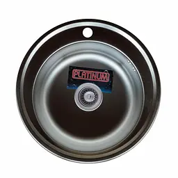 Кухонна мийка з нержавіючої сталі Platinum 510 декор (0,6/170 мм), Decor - мініатюра 3