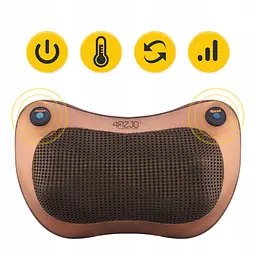 Подушка-масажер 4FIZJO Shiatsu Pro+ 4FJ0561 Brown (P-5907739319166) - мініатюра 10