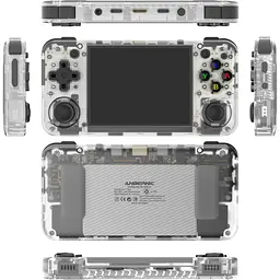 Ретро ігрова приставка Anbernic RG35XX H 64GB Transparent White [102940] - мініатюра 6