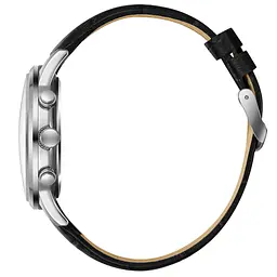 Наручний годинник чоловічий Lee Cooper Leather Black Сріблястий (3434) - мініатюра 4
