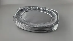 Алюмінієвий піднос, кругла, 800 мл, SPV35G, 25 шт, для запікання, фасування, доставки, кейтерингу та готових страв