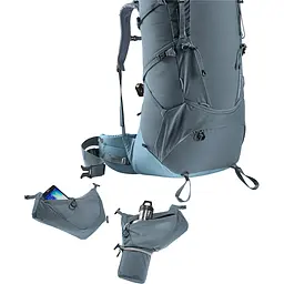 Рюкзак Deuter Aircontact Core 60+10 Graphite-Shale (1052-3350524 4409) - мініатюра 10