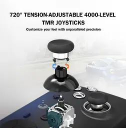 Геймпад Gulikit TT MAX Win,Switch,Android, and iOS White - мініатюра 8