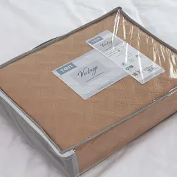 Покривало ТЕП Vintage двостороннє з 2 наволочками 50х70 см 220х240 см кавове - мініатюра 6
