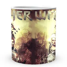Кухоль GeekLand The Witcher Відьмак Персонажі TW.02.364 330 мл білий - мініатюра 2