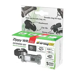Ліхтар Armytek Zippy WR Extended Set Grey (F09101G) - мініатюра 8