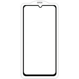 Захисне скло SKLO 5D для Realme C75 / P3 Lite Чорний / Біла підкладка